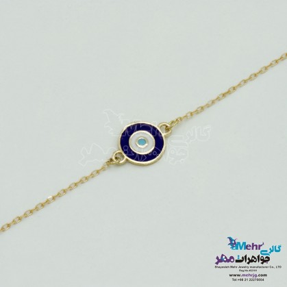 Gold Bracelet - Cheshm nazar Design-MB1107